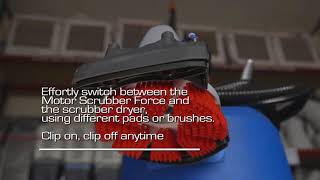 Motor Scrubber Force Scrubber Dryer Attachment