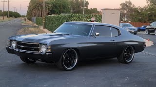 FOR SALE 1971 RESTOMOD LS3 550HP CHEVELLE. CALL 9168567931 OR VICTORYLAP_CLASSIC ON INSTAGRAM