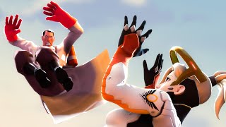 [SFM] Medic Drop Kicks Mercy Off A Cliff