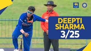 Deepti Sharma took 3 wickets - India Women tour of Sri Lanka 2022 - 1st ODI