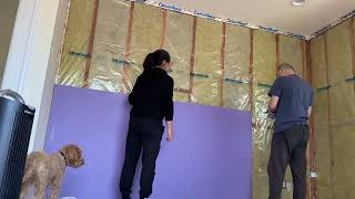 自己动手，拯救一个冰窖般的卧室 第四集 ： 装新内墙 DIY to fix a freezing cold bedroom!  EP4: Install Drywall