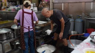 mitaimu! Taiwanese Shaved ice making Fen Kueh Ice - Taiwanese street food｜50年老店！第二市場內不能錯過的米苔目挫冰 粉粿冰