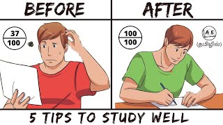 5 TIPS TO STUDY WELL IN TAMIL|How to Study for Exams in tamil|SMART STUDY METHODS|almost everything