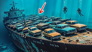 Missing Cargo Ship from 1964 Found at the Bottom of the Ocean—Still Loaded with Vintage Cars!