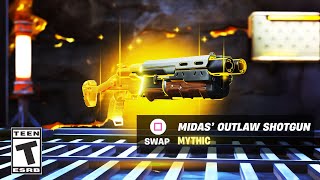 MIDAS’S *NEW* OUTLAW SHOTGUN Mythic in Fortnite!