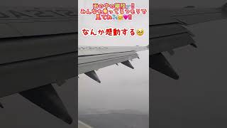 🟢伊丹空港から福岡空港へ✈️🥰機内アナウンス有り🩷福岡で色んな飛行機🛩️見たい🤗離陸🛫J-AIR‼️一緒に乗ってるつもりで見てね☺️🩵#飛行機 #jal #jair #離陸 #テイクオフ