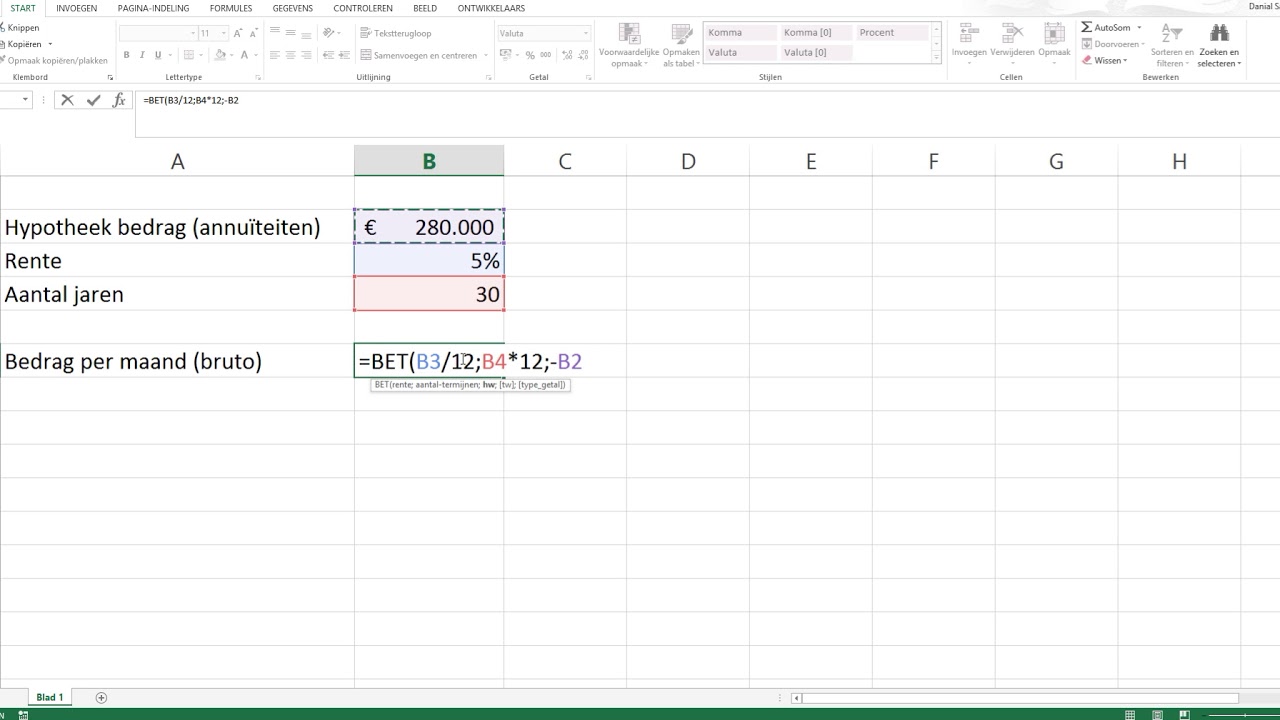 Hoe Bereken Ik Hoeveel Rente En Aflossing Ik Maandelijks Moet Betalen ...