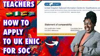 HOW TO GET YOUR STATEMENT OF COMPARABILITY FOR OVERSEAS TEACHERS