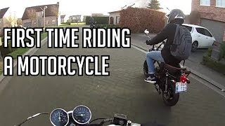 Motovlog #12 - First Time Riding A Motorcycle