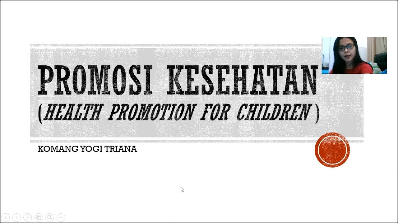 Materi Promosi Kesehatan (Health Promotion For Children) - YouTube