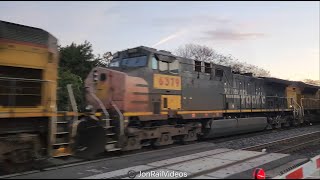 2/14/25 Pre: WB UP ZMQLA with SP paint UP 6379 flies through Mission Mill Rd