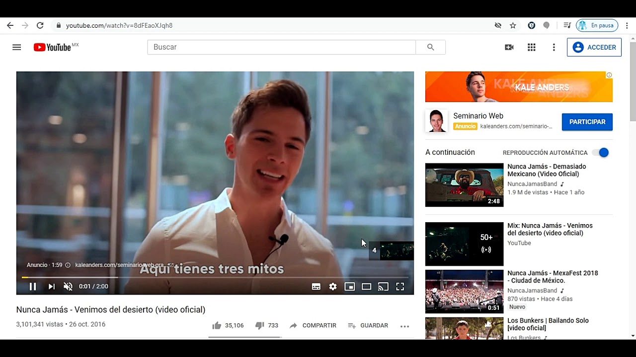 Omitir Los Anuncios De YouTube En Música - YouTube