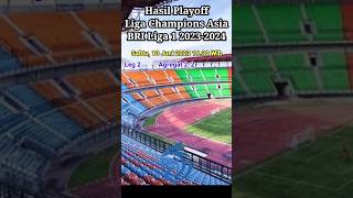 Hasil playoff Liga Champions Asia BRI Liga 1 2023-2024 Leg 2 ~ PSM Makasar Vs Bali United #shorts