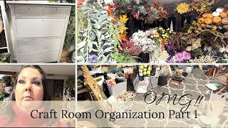 CRAFT ROOM ORGANIZATION IDEAS ~ Simple Storage Hacks ~ Craft Room Clean Up Ideas For The New Year!🥳
