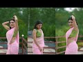 saree hotty in pink resmi r nair साड़ी में हॉट गुलाबी रंग की रेशमी आर नायर