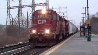 Railfanning The Canadian Pacific Galt Subdivision at Kipling GO station. 12/29/2010