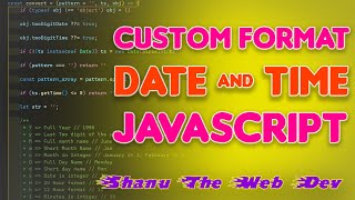 JavaScript Date and Time Formatter from Date/Timestamp #reactjs #reactjsproject #javascript