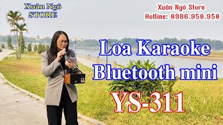 Loa Hát Karaoke - Loa Karaoke YS-311- Kết nối Bluetooth nghe nhạc và hát karaoke, Mẫu mới Nhất 2025