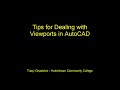 Tips for Dealing with Viewports in AutoCAD
