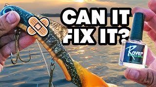 Can I make this plastic fishing bait last longer? Musky Bait Repair