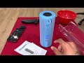 sylvania waterproof bluetooth speaker with rubber finish sp953 unboxing walmart bluetoothspeaker