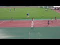 2019 秋季記録会 女子c 100m タイムレース 9組