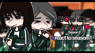 | squid game 2 react to season 1 | 🇷🇺/🇬🇧 |