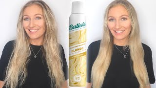 BATISTE BRILLIANT BLONDE DRY SHAMPOO REVIEW | AFFORDABLE DRY SHAMPOO DEMO \u0026 REVIEW