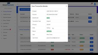 Banking Script - How to Deposit Money into Accounts - Secure Paymentz