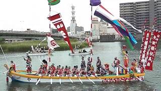 ホーランエンヤ2019 櫂伝馬踊披露　 矢田船　10年に一度の祭り