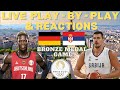 Germany vs Serbia I 2024 Paris Olympics Men's Basketball Live I Play By Play & Reactions