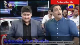 Shoaib and Wasim Gifted Four Cars to Muhammad Hafeez in Geo Khelo Pakistan 24 June 2017