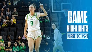 Air Force at Oregon | Highlights | Big Ten Women's Basketball | 12/17/2024