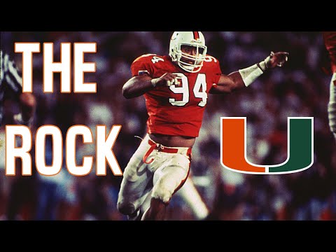 When was Dwayne Johnson at the University of Miami?