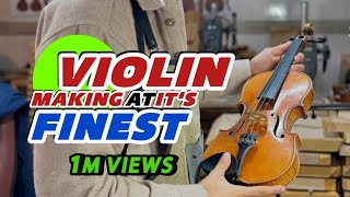 😱🎻Creating a Masterpiece: Violin Making Process from Start to Finish1M view ✅ #violinmaking #ویولن