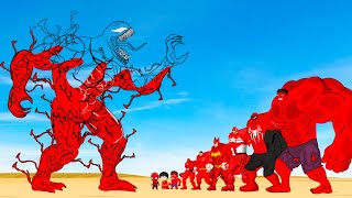 Evolution Of CARNAGE Vs Evolution Of MONSTER RADIATION : Returning From The Dead SECRET - FUNNY