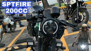 ECHANDOLE UN OJO A LAS SPTFIRE 200 ITALIKA DEL GRUPO CUSTOM BIKERS|PODEROSA 200CC ITALIKA