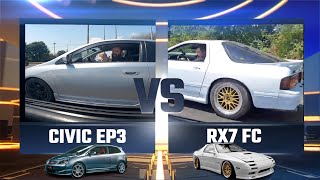 Trakas HONDA Civic EP3 vs MAZDA Rx7 FC