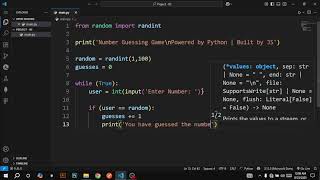 Python cli based Number Guessing Game 03