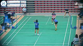 여복 WD U15 32강 | (TPE) TING YU Chang/HSIANG TING Chao vs (KOR) Lim HYUN A/Son HA KYUNG[2023 밀양 원천요넥스