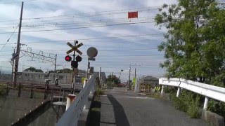 [HD]東海道本線（東日本）　中島踏切その2