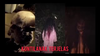 7 PENAMPAKAN HANTU KUNTILANAK TERSERAM BIKIN MERINDING | KUNTILANAK Di BUKA kAIN DAN TUyUL  BAR BAR