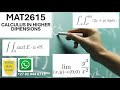 MAT2615 UNISA: Calculus in Higher Dimensions | Multivariable functions | Double integrals | Planes