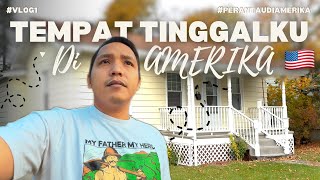 #vlog1 || ROOMTOUR RUMAH DI AMERIKA 🇺🇸 || #kerjadiamerika #anakrantau