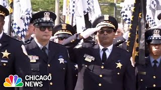 Chicago Police Officers Honor Fallen Colleagues at Memorial March