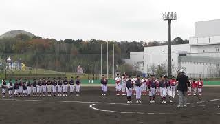 軟連秋季大会決勝　枚方スカイヤーズ戦3