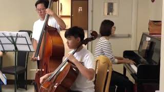 CTS String Ensemble members played for the service at Bell Christian Nursing Home 11/16/19