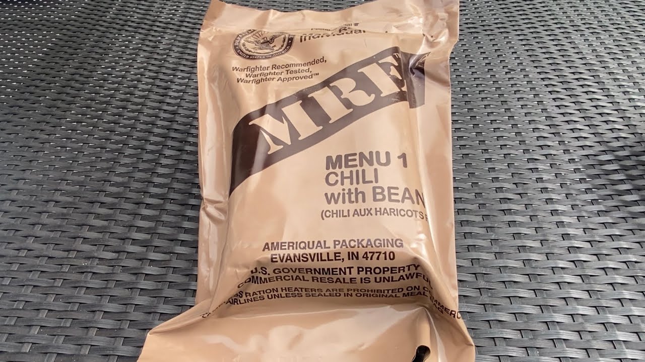 Chili And Beans Mre At Mary Wilber Blog