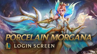 Porcelain Morgana Catseye Chroma | Login Screen - League of Legends [4K 60fps Animated Splash Art]