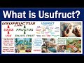 What is Usufruct?